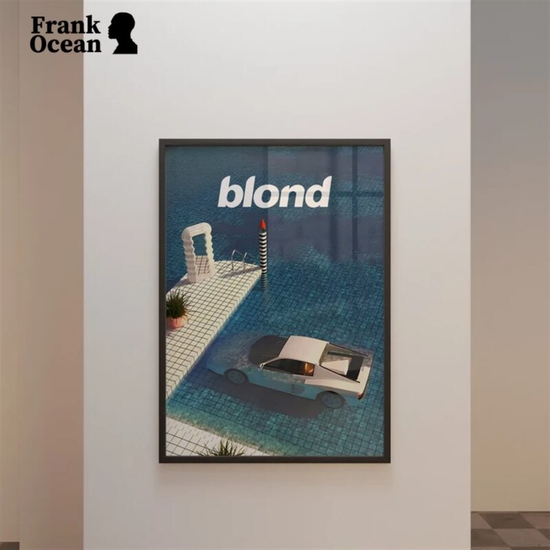 Frank Car On The Pool Poster