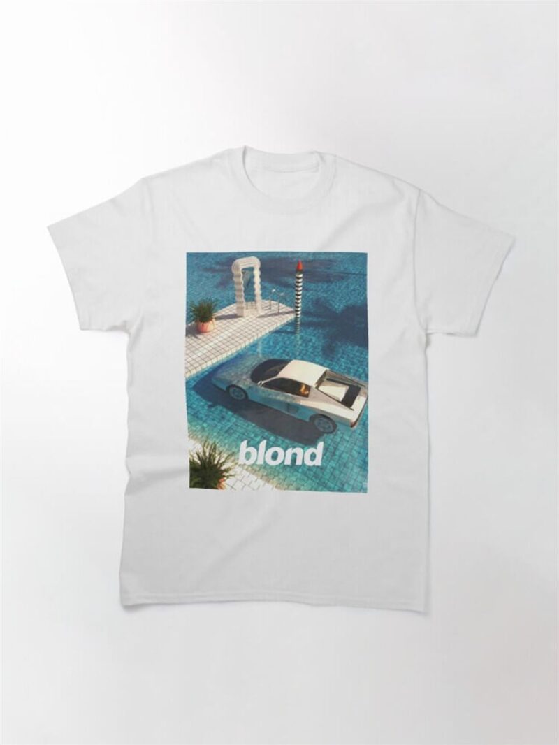 frank-car-on-the-pool-classic-t-shirt