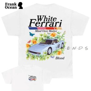 Frank Ocean BLOND WHITE FERRAR! Plants Short Sleeve Shirt