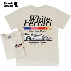 Frank Ocean BLOND WHITE FERRAR! v2 Short Sleeve Shirt