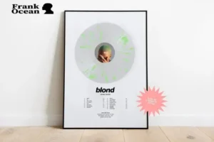 Blonde Vinyl Style Poster