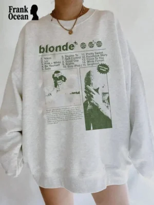 Frank Blond Album Unisex Vintage Sweatshirt